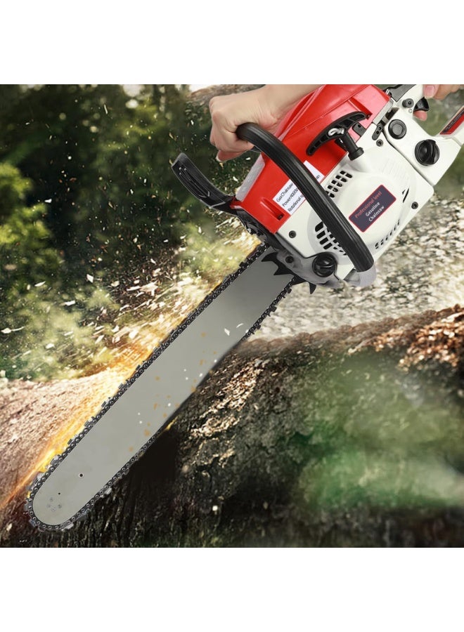 ZLH HITY 58CC Gas Chainsaw 20 Inch Chain Saw with 2-Stroke Engine, Powerful Petrol Handheld Quick Start Technology Gas Powered Chainsaw for Forest, Garden and Farm Tree & Wood Cutting Use - Image 5